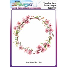 F17 Ajans Ütü ile Yapışan Supla Tekstil Transfer Dtf Baskı