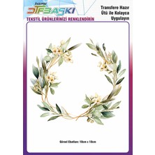 F17 Ajans Ütü ile Yapışan Supla Tekstil Transfer Dtf Baskı