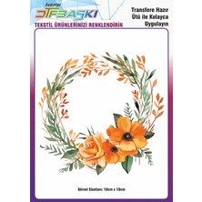 F17 Ajans Ütü ile Yapışan Supla Tekstil Transfer Dtf Baskı