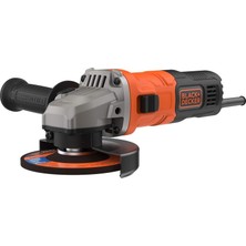 Black & Decker BEG010-QS BEG010 Açılı Taşlama Makinesi (710 W, 115 mm Disk Çapı, Sıfır Gerilim Şalteri, Yumuşak Başlatma, Kaymaz Gövde Sapı, Taşlama, Ayırma, Pas Giderme)