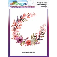 F17 Ajans Ütü ile Yapışan Supla Tekstil Transfer Dtf Baskı