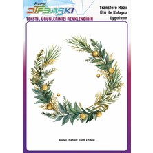 F17 Ajans Ütü ile Yapışan Supla Tekstil Transfer Dtf Baskı