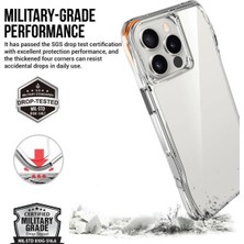 RedClick iPhone 16 Pro Kılıf Sgs Military Test Sertifikalı Şeffaf Redclick Incek Kapak