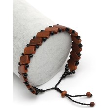 Alibaba Doğaltaş Kuka Makrome Örme Bileklik