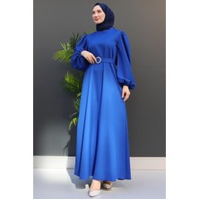 Giza Store Feyza Tesettür Elbise Kahve