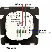 Wifi Akıllı Uzaktan Kombi Kontrol Ünitesi (Kablolu)