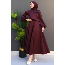 Prenses Skuba Takım Koyu Mürdüm