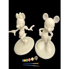 Minnie ve Mickey 3D Figür