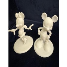 Minnie ve Mickey 3D Figür