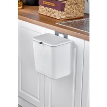 Arbu Home 15 Lt Mutfak Tezgah Üstü ve Dolap Askılı Çöp Kovası (Yurt Dışından)