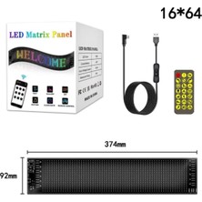 Serreha LED Matrix Panel Rg-B Ekran Kumandalı App Kontrollü Iş Yeri Otomobil Tır Kamyon Cam Uyumlu Kedi Gözlü