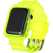 Nova Global Apple Watch 44MM Krd-27 Uyumlu Kordon - Sarı