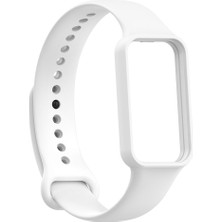 Nova Global Xiaomi Amazfit Band 7 Uyumlu Krd-87 Uyumlu Kordon Zore - Beyaz