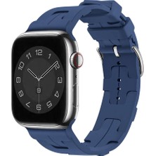 Nova Global Watch 7 41MM Krd-92 Uyumlu Kordon Zore - Mavi