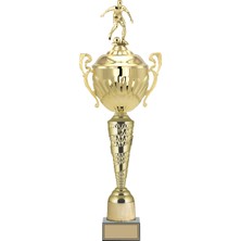 Odak Kişiye Özel Futbol Figürlü Kupa-Okul Kupası-Ödül Kupası-Turnuva Kupası 66 cm