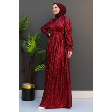 Giza Store Pul Payet Kelebek Abiye Gold