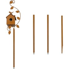 Somodz Kuş Kafesi Heykelcik Süs Hediyeler El I Kuş Kafesi Kazığı Patio (Yurt Dışından)