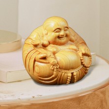 Somodz Reçine Uyuyan Buda Heykeli Heykel Feng Shui Süsü I Için (Yurt Dışından)