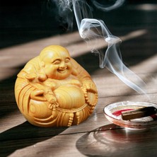 Somodz Reçine Uyuyan Buda Heykeli Heykel Feng Shui Süsü I Için (Yurt Dışından)