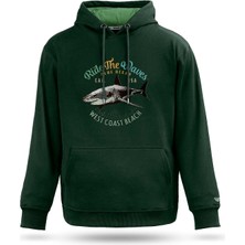 Tarrzzcom Köpekbalığı Los Angeles Coast Tasarım Kapşonlu Sweatshirt
