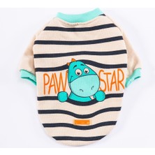 PawStar Bej Dino Star Sweat Küçük ve Orta Irk Sweat