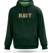 Denizci Tasarım Kapşonlu Sweatshirt