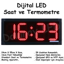 Dolunay LED Dijital Saat Termometre 16CM