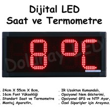 Dolunay LED Dijital Saat Termometre 16CM