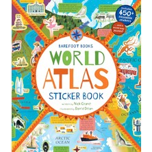 World Atlas Sticker Book 2019