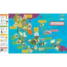 World Atlas Sticker Book 2019