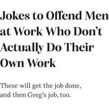 Jokes To Offend Men