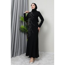 Giza Store Hiranur Tesettür Elbise Lacivert