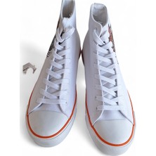 Harley Davıdson Pıstburghh Unisex Kadın /erkek Beyaz Bağcıklı Sneaker  Eu 43 / Usa 10 / Uk 9