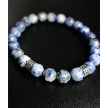 Sodalite Taşı Erkek Bileklik, Doğaltaş Bileklik