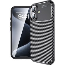 Alan Tech iPhone 16 Uyumlu Negro Silikon Kapak-Siyah