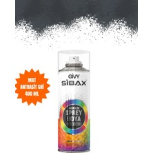 Akrilik Sprey Boya Mat Antrasit Gri 400 ml