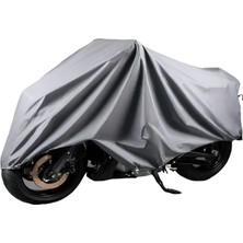 Coverrain Motorsiklet Çadırı Motosiklet Brandası %100 Su Geçirmez Kalın Kumaş Alt Lastikli
