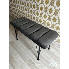 Yirmi15 Metal Ayaklı Füme Eco Puf-Bench - Füme Bench