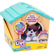 Little Live Pets Llp Yavru Köpeğim ve Evi Sürpriz Paket LPP01110 - Mavi Çatı