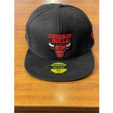 Hamze Chicago Bulls Nakışlı  Pamuklu Hip Hop Snapback Rapper Basket Cap Şapka