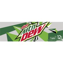 Mountain Dew Diet Soda 12 Adet