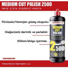 Menzerna 2500 Medium Cut Polish Orta Der. Çizik Gid. Pasta 250ml