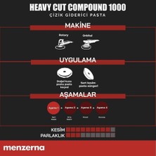 Menzerna 1000 Heavy Cut Compoud Çizik Çıkarıcı Pasta 250 ml