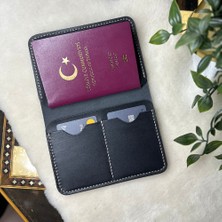 Plethora Pasaport Wallet / Plethora Pasaport Cüzdanı / Hakiki Deri Pasaport Cüzdanı