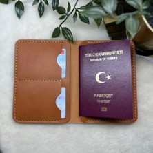 Plethora Pasaport Wallet / Plethora Pasaport Cüzdanı / Hakiki Deri Pasaport Cüzdanı