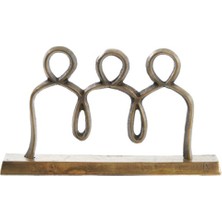 Laromita Decoration People Metal Obje