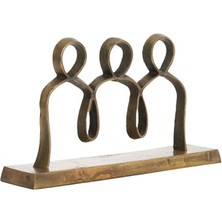 Laromita Decoration People Metal Obje