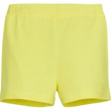 Açık Sarı Basic Kız Çocuk Dans Şort