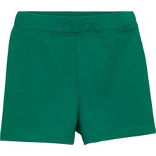 Yeşil Basic Kız Çocuk Dans Şort