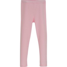 Uçuk pembe Basic Kız Çocuk Yazlık Tayt